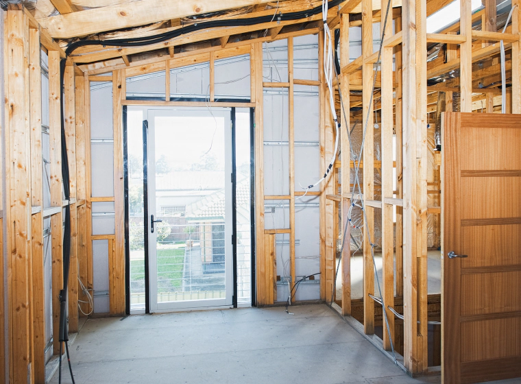 house under construction house under construction